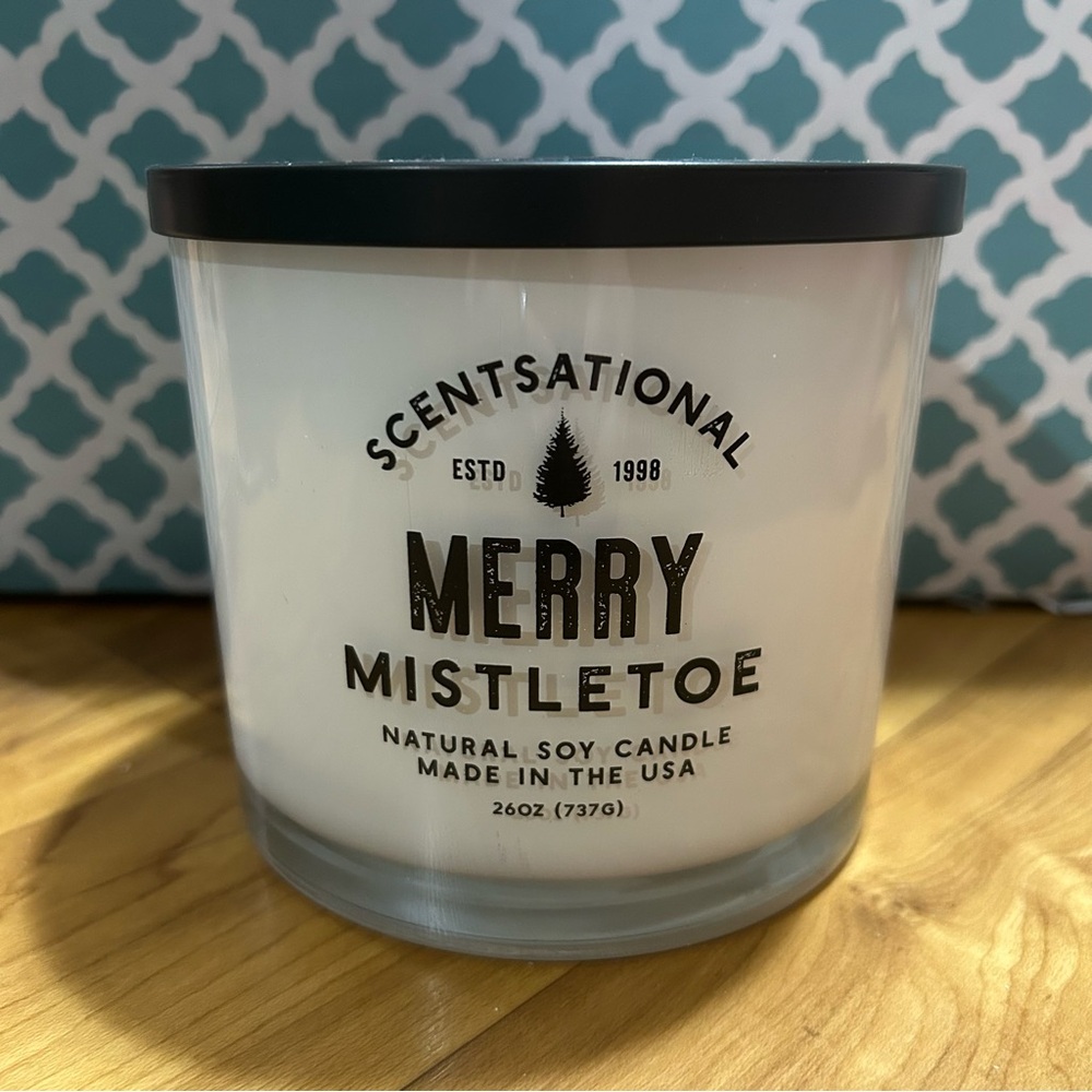 Scentsational Merry Mistletoe 3 Wick Candle